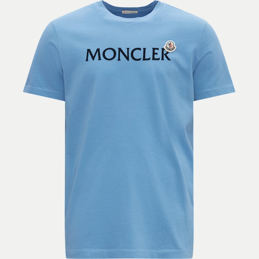 Moncler T-shirts 8C00064 8390T L BLÅ